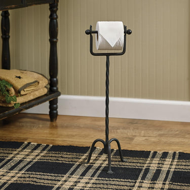 Black Standing Toilet Tissue Holder 23